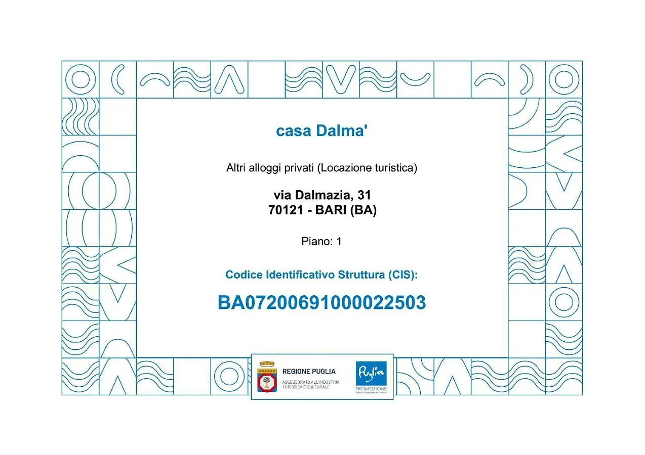 Casa Dalma' - Bari Centro Apartment 0*,